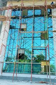 Pabrikasi Curtain Wall / Dinding Kaca Sukamara - Tempered.id