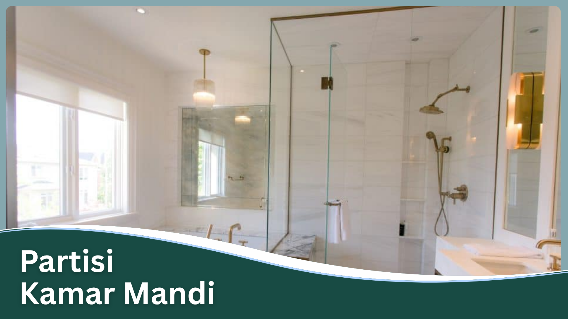 Partisi Kamar Mandi Modern
